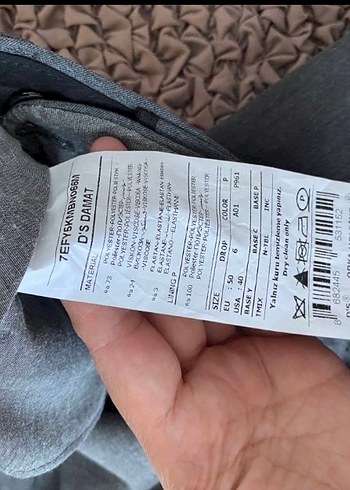 DS Damat Gri Regular Fit Erkek Pantolon - Görsel 7