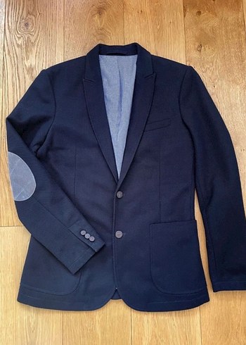 Düğmeli Lacivert Erkek Takım Ceketi - Görsel 2