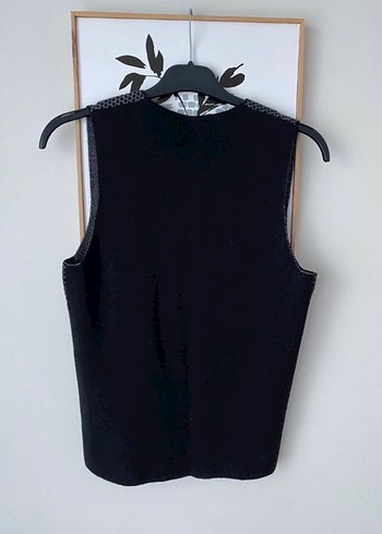 W collection Düğmeli Gri Erkek Yelek - Görsel 6