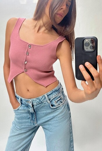 Zara triko yelek