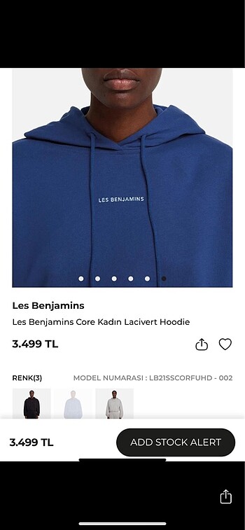 Les benjamins sweat