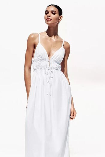 Zara Zara poplin elbise