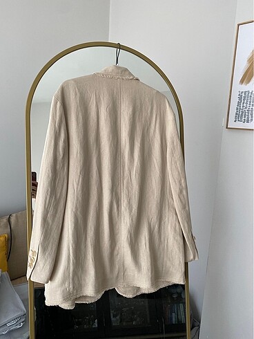 Zara Zara oversize ham keten ceket