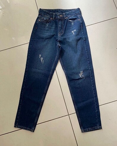 s Beden lacivert Renk Tshop mom jean
