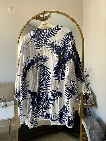 Yaptak desenli kimono - Görsel 7