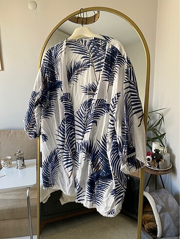 Yaptak desenli kimono - Görsel 6