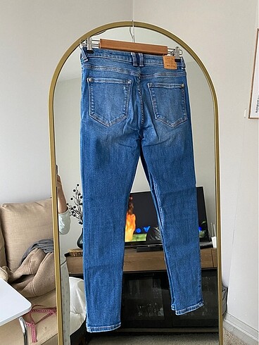 s Beden mavi Renk Mango push up skinny