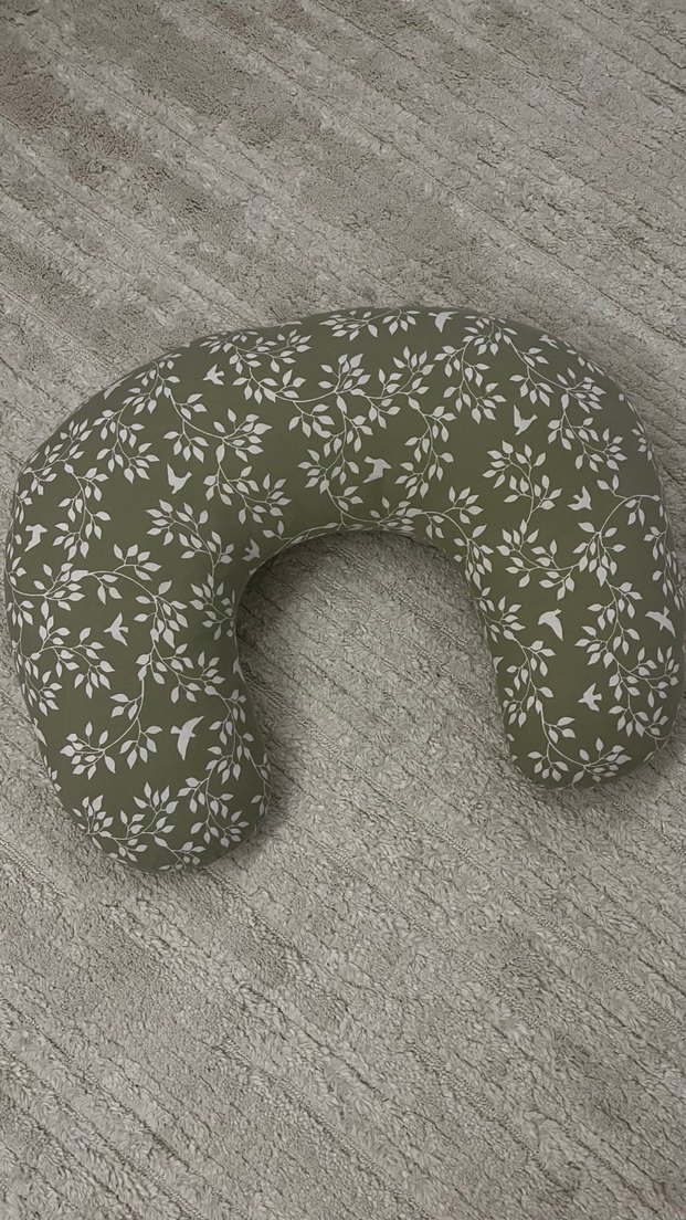 Desenli yeşil hamile ve Emzirme Yastığı - Görsel 2