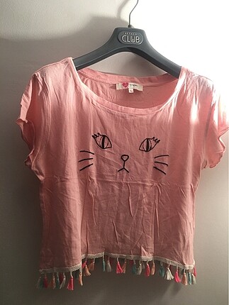 Koton kedi baskılı tshirt