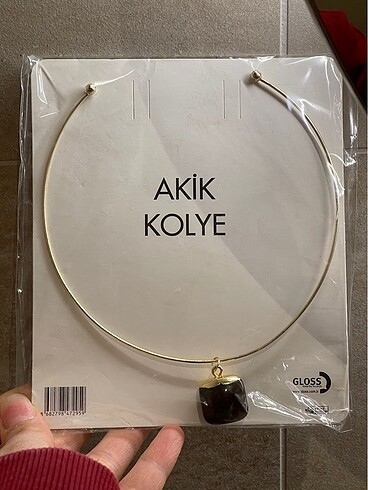 Akik taş kolye