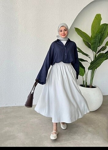 poplin etek