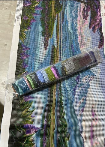 Beden Elmas boyama seti 40x100cm ( Elmas Puzzle - Mozaik Puzzle)