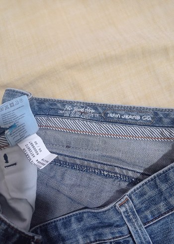 33 Beden Kadın Gri Bol Kesim Mini Denim Şort