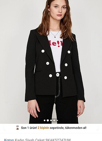xs Beden Koton blazer ceket 