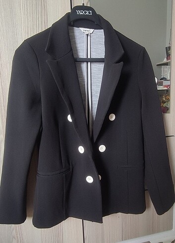 xs Beden siyah Renk Koton blazer ceket 