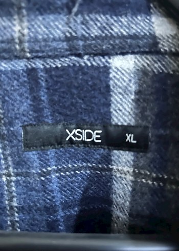 Düğmeli Lacivert Yün erkek Gömlek - Görsel 3