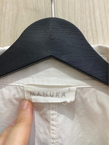 m Beden beyaz Renk Manuka trenç gömlek