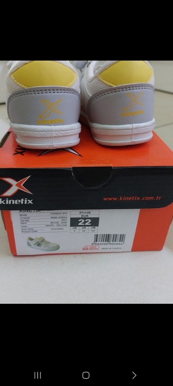 Kinetix Beyaz Erkek Çocuk Günlük Spor Ayakkabı - Görsel 4
