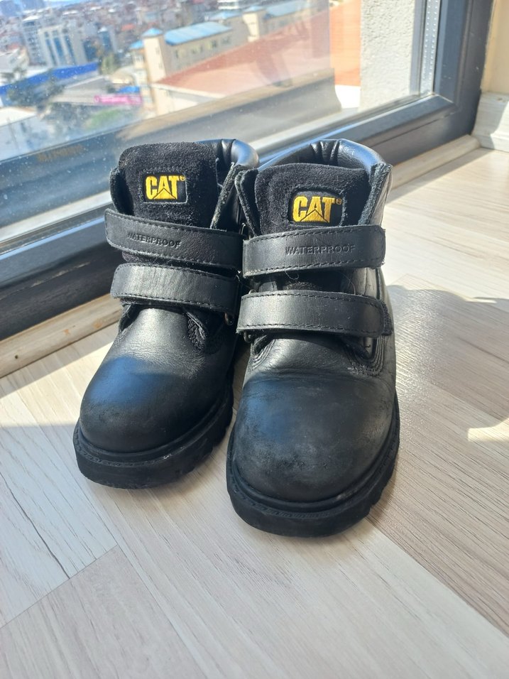 Siyah CAT Erkek Çocuk Lastik Bot - Görsel 3
