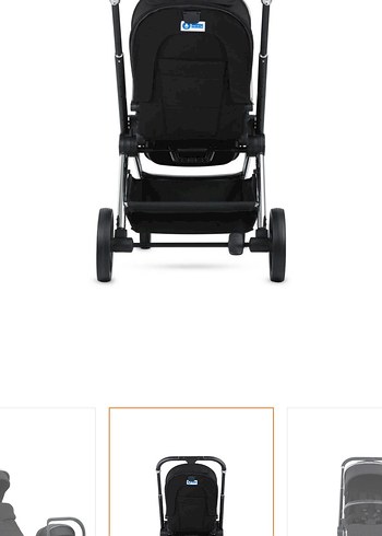 Kraft Queen PR Siyah Travel Sistem Bebek Arabası - Görsel 4
