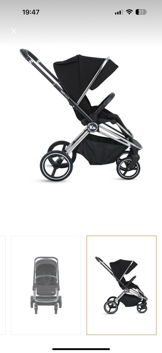Kraft Queen PR Siyah Travel Sistem Bebek Arabası - Görsel 3
