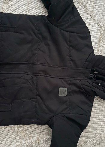 Lee Cooper Siyah Kapüşonlu Erkek Mont - Görsel 3