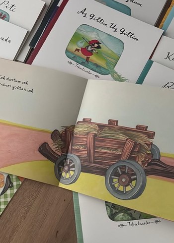 Kumdan kale yayınları tekerlemeler 16 adet kitap - Görsel 3