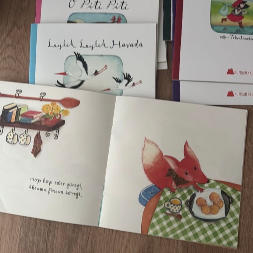 Kumdan kale yayınları tekerlemeler 16 adet kitap - Görsel 2