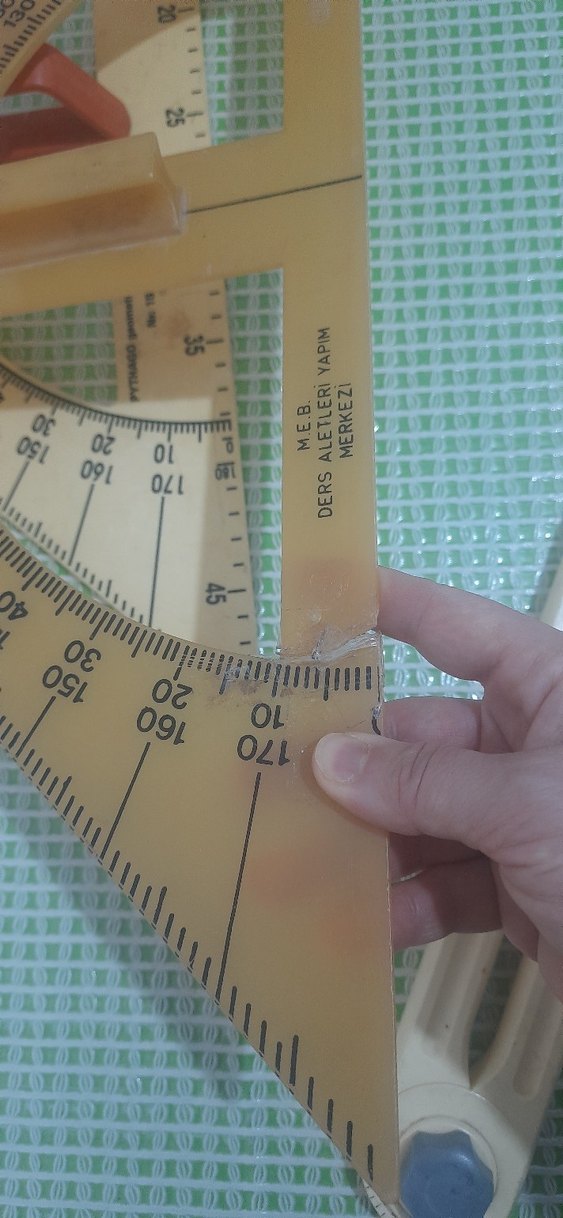 Açıölçer ve Cetvel Seti - Görsel 3