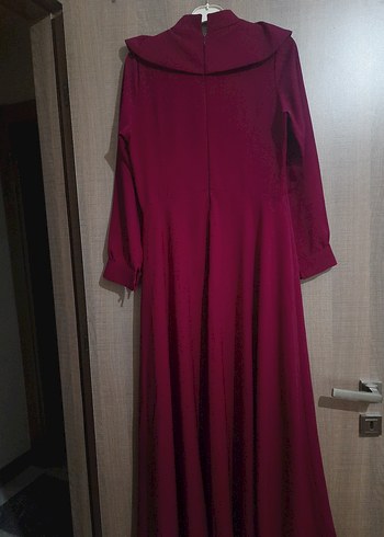 Uzun fusya Tesettür Elbise - Görsel 2