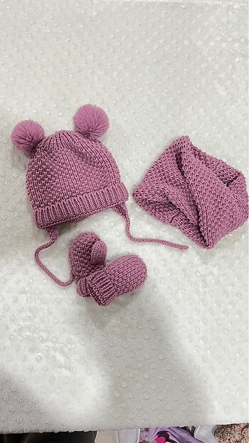 Zara Zara şapka eldiven boyunluk