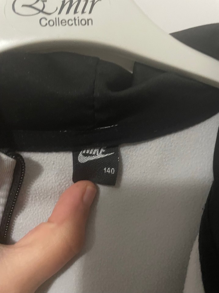 Nike Gri Erkek Çocuk Fermuarlı Ceket - Görsel 2