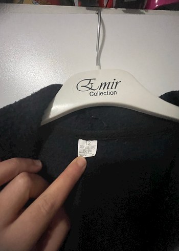 Siyah Kapüşonsuz Fermuarlı Erkek Çocuk Ceket - Görsel 2