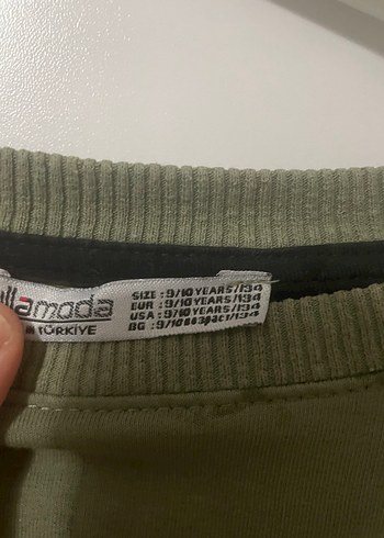 Yeşil Baskılı erkek çocuk Sweatshirt - Görsel 2