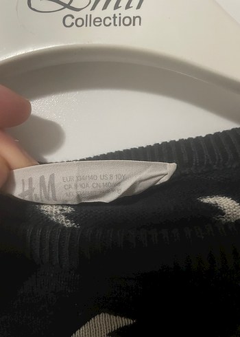 Siyah Desenli Erkek çocuk Triko Kazak - Görsel 2