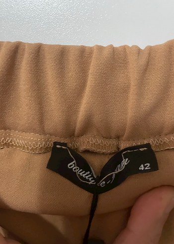 Bej Kadın Pantolon - Görsel 2