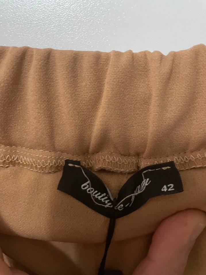 Bej Kadın Pantolon - Görsel 2