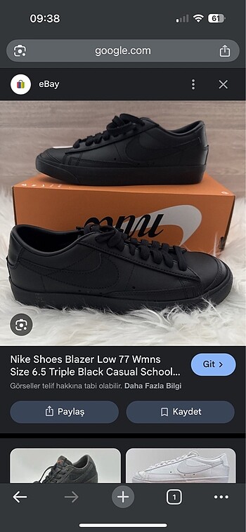 Nike orijinal ayakkabı