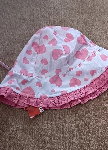 6-12 Ay, 18 cm Beden Bebek Şapka 
