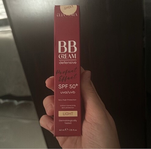Güneş korumalı BB krem