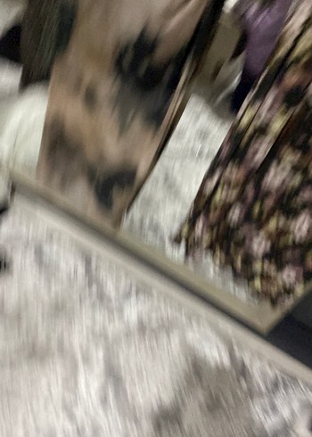 Kadın Kahverengi Bağlama Desenli Uzun Elbise - Görsel 3