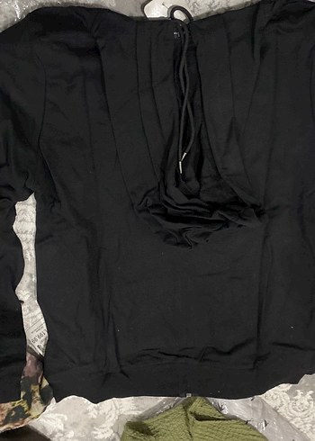 Gri Kapüşonlu Fermuarlı - Görsel 3