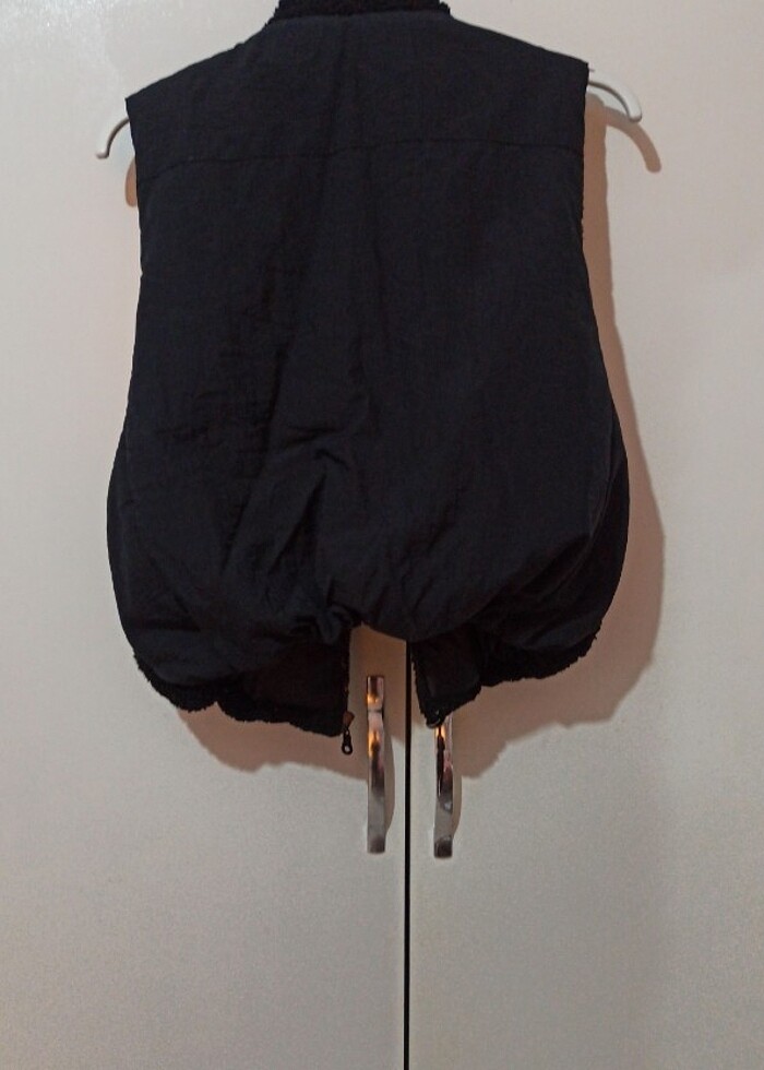 Peluş kolsuz yelek - Görsel 2