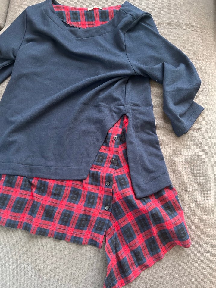 Kırmızı Ekoseli Salaş Gömlek - Görsel 3