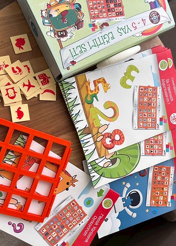 4-5 Yaş Çok Renkli Eğitim Seti - Görsel 4