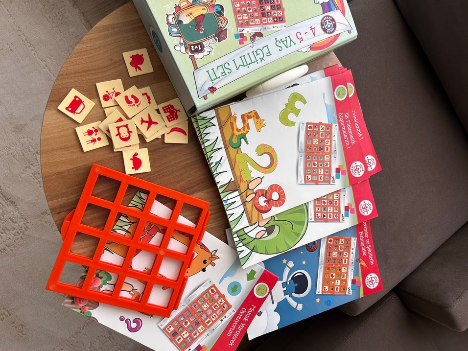 4-5 Yaş Çok Renkli Eğitim Seti - Görsel 4