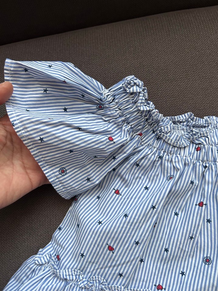 Fırfırlı Kız Bluzu - Görsel 4