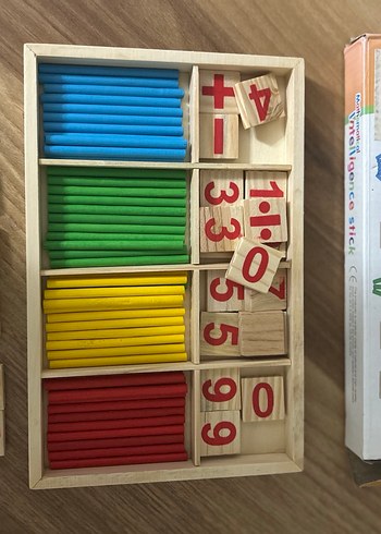 Renkli Matematik Zekâ Çubukları Eğitim Oyuncağı - Görsel 2