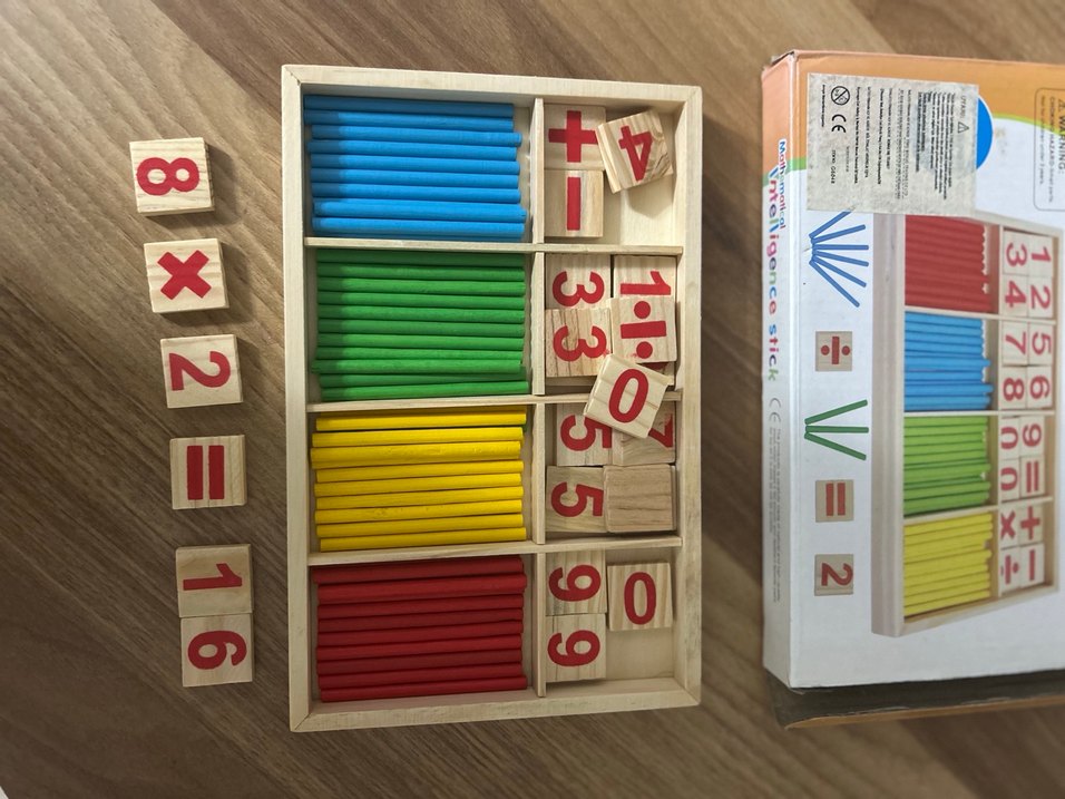 Renkli Matematik Zekâ Çubukları Eğitim Oyuncağı - Görsel 2