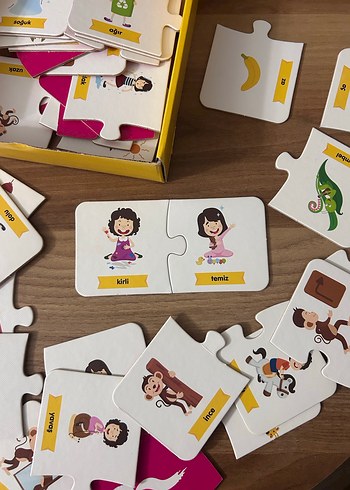 Zıt Anlamlı Sözcükler Eğitici Oyuncak - Görsel 3